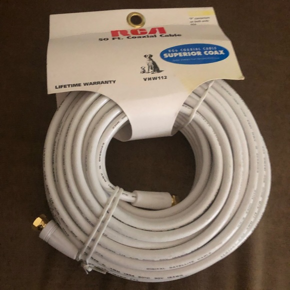 4-sale RCA 50 ft. Coaxial Cable - 617 $15 or $12 w/offer - Picture 1 of 4